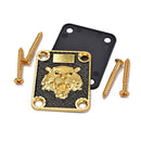 Practical Golden Zinc Alloy Tiger Pattern Neck Plate Gasket Set for Electric