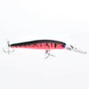 1pc 12.5cm/14g fishing lures big minnow crank baits with wobblers bass hooks FT