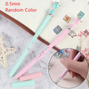 Time Hourglass Gel Pen Black Ink Pens Office Student Stationery Writing Pens OZ