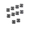 10Pcs Shielded Inductor SMD Power Inductors CD127 100uH 101 12x12x7mm FU