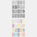20 Pcs Painting Stencil Letters and Numbers Alphabet Drawing Templates Rulers
