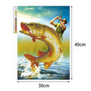 Fishing Landscape Diamond Painting Embroidery DIY Cross Stitch Home Decor