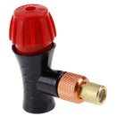 Bike Tyre Inflator Head Mini Hand Pump Head Bicycle For CO2 Air Bottle Black ME