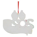 Christmas Decoration Personalized Family Pandemic Ornaments (2pcs 2 People)
