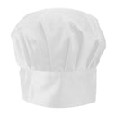 Adjustable Elastic Men Women Mushroom Cap Cooking Kitchen Chef Hats (White)