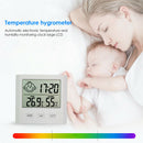 Multifunction Thermometer Hygrometer Electronic Temperature Monitor Clock