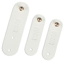 3pcs Reusable Cable Ties Cord Hook & Loop for Earphone Cable Charger White