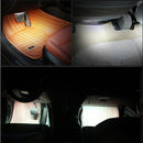 2X 3-Smd Ultra White Led Strip Lights For Car Cup Holder Glove Box Foot Area B~ï¼ˆ