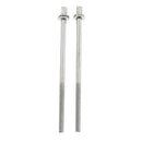 2 Pcs Drum Tension Rods with Drum Screws for Drummer 109mm