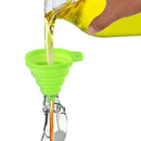 Funnel Collapsible Set of 2, Foldable Funnel for Liquid Transfer 100% Food  V1Q1