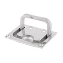 4x Boat Recessed Hatch Pull Handle Locker Flush Lift Ring - Stainless Steel