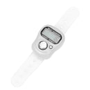 Stitch Marker Row Finger Ring Counter LCD Electronic Tally Counter (White)