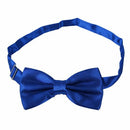 Satin Tuxedo Cummerbund+Bow Tie +Hanky Set Prom Wedding Royal blue G8H9