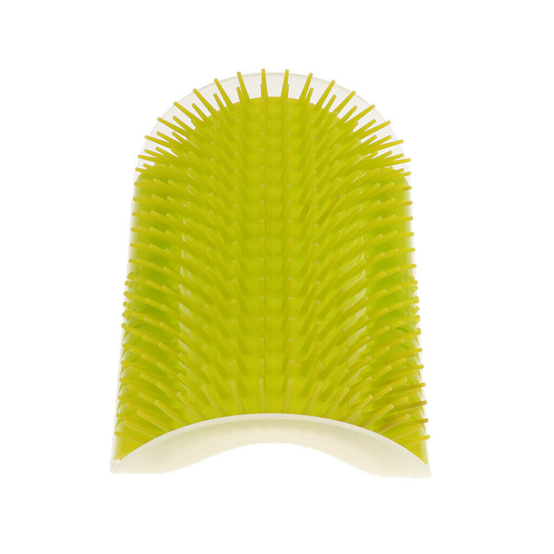 Pet Cat Wall Corner Grooming Massage Self Groomer Brush Tool 2x