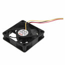DC 12V 0.2A Black Plastic 3 Pin Connector PC Computer Case Cooling Fan 60x6