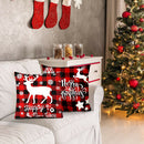 4x Christmas Printed Pillow Case Santa Claus Elk Linen Throw Cushion Covers