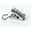 10Pcs Door Curtain Clips With Hook Heavy Duty Hook Clip Curtain Carrier 30mm