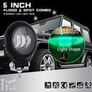5" 30W Combo LED Off road Work Light Lamp 4WD Car Boat Truck Driving Fog Light Z