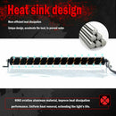 8inch 480W LED Work Light Bar Flood Spot Beam Offroad 4WD SUV Driving Fog La Ew
