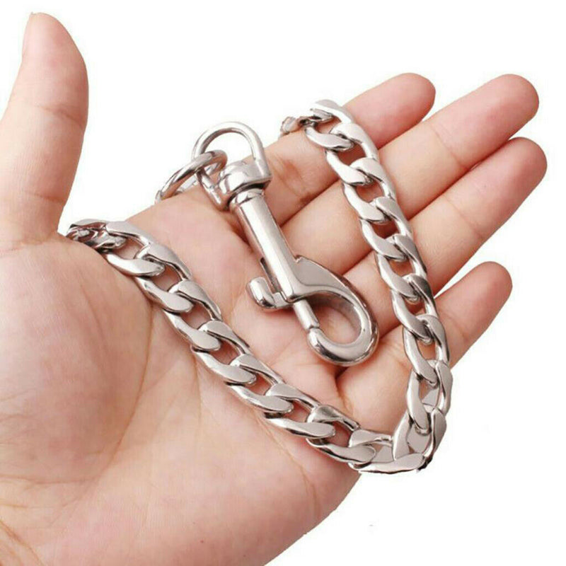 Stainless Steel Pet Dog Puppy Chain Leash Dog Traction Rope For Dog Puppy