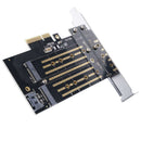 1X(Orico Pci-E Express M.2 M B Key Interface Ssd Expansion Card M.2 Nvme To