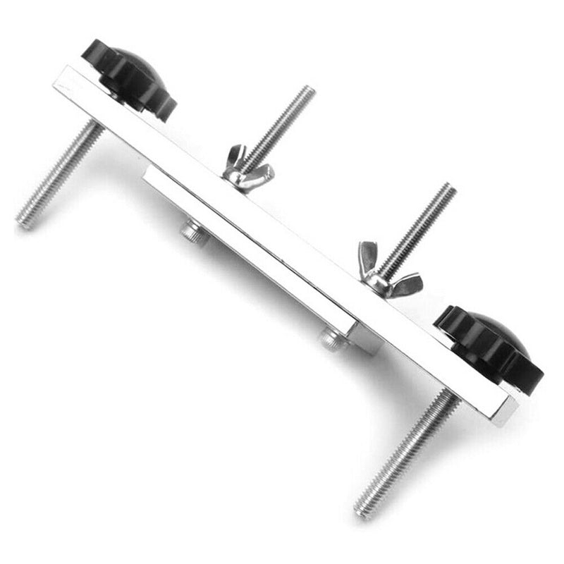 Stainless Steel Guitar Bridge Clamp Luthier Repair Tools with Washer Wrench