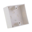 86x86mm Wall Plate Box Universal White Socket Switch Back Boxes