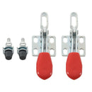 2 Pcs GH-201B 900N Capacity Quick Holding Horizontal Toggle Clamp
