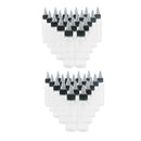 40Pcs Empty Plastic Squeeze Bottles with Twist Cap for Ink Liquid Painting Glue,
