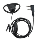D-shape Earphone Headset Ptt Microphone For  Uv3r Plus, Uv5r, Uv5ra, Uv5rb