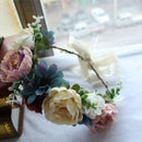 Summer Women Flower Wreath Crown Floral Wedding Party Garland Headband Head D6G7