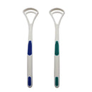 2pcs Coating Brushing Tongue Cleaner Scrapers Oral Hygiene Dental Care Tool
