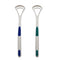 2pcs Coating Brushing Tongue Cleaner Scrapers Oral Hygiene Dental Care Tool