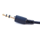 3ft Coiled 3.5mm 1/8" Stereo Audio Aux Headphone Cable Extension Cord US SP