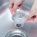 1X(200pcs Kitchen Anti-Clogging Sink Filter Dish Washing Sink Drain Residue