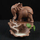 Elephant Backflow Incense Burner Incense Censer Use In Home Office Holder C F9T5