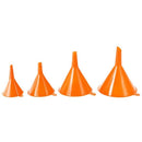 4Pcs Plastic Funnel Set for Car Oil Gas and Fluids Auto Kitchen Home Function