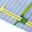 2 Pieces Sliding Gauge Sewing Measuring Tools T-Shaped Sliding Gauge Plasti
