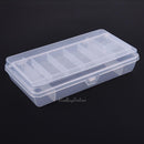 Plastic 9 Compartments Fishing Lure Bait Hook Tackle Storage Box Case Container