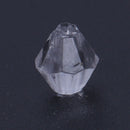 Lot 1000Pcs Faceted Clear Crystal Acrylic Bicone Spacer Beads 4mm Clear W4A5
