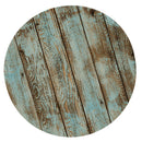 2x Elastic Round Tablecover Cover Waterproof Durable Vinyl 1.2m Wood Pattern