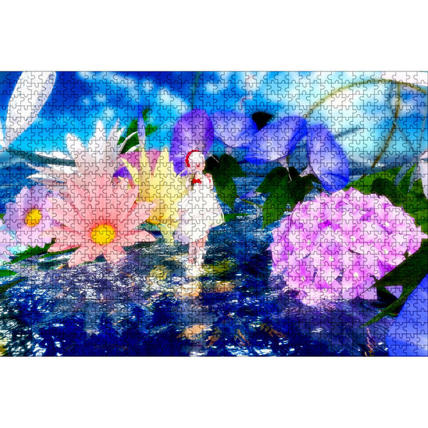 1000 Pieces DIY Puzzle Beauty Flower Paper Jigsaw Toys Educational Picture