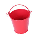 10Pcs Mini Buckets Candy Favours Pails Buckets Gifts,Red