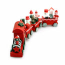 Funny Wood Christmas Gift Xmas Mini Train Decoration Decor Gift O3Q7