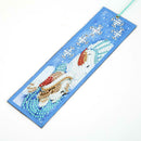 DIY Special Shaped Diamond Painting Creative Leather Bookmarks with Tassel