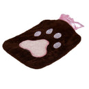 Mini Hot Water Bottle Plush Hand Warmer Winter Hot Water Bag (Offset Printi O8Y3