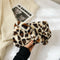 Animal Pattern Underarm Bag Women Mini Plush Shoulder Handbags Purse (8)