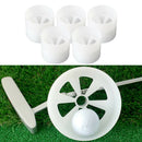 5 Pieces Durable Golf Cups Golf Indoor and Outdoor Putting Dia. 10.7cm