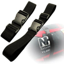 Black Small Travel Luggage Straps Short Adjustable Suitcase Belt Buckle Holder