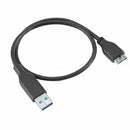 USB 3.0 Male A to Micro B Data Y Cable For External 50c L0Z0 Hard Disk M5Z6 B2S8